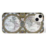 Antique Old World Map by Claude Auguste Berey Case-Mate iPhone 14 Plus Case