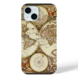 Antique Old World Map by Frederick de Wit, c. 1680 iPhone 15 Case