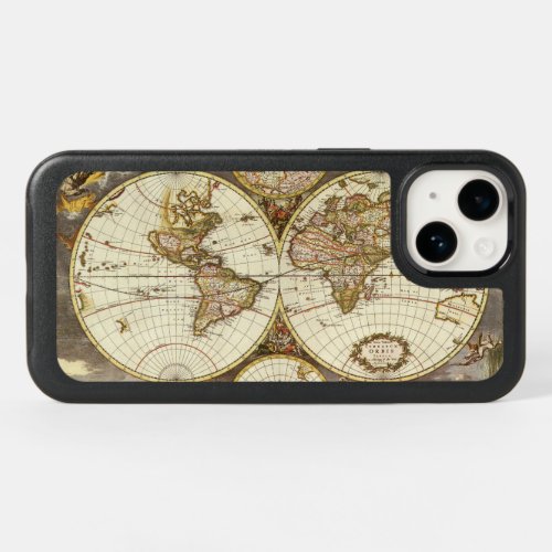 Antique Old World Map by Frederick de Wit c 1680 OtterBox iPhone 14 Case