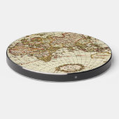 Antique Old World Map by Frederick de Wit, c. 1680 Wireless Charger (Front 2)