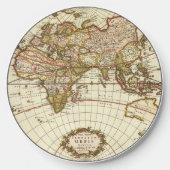 Antique Old World Map by Frederick de Wit, c. 1680 Wireless Charger (Front)