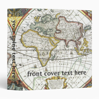 Antique Old World Map by Hendrik Hondius, 1630 Binder