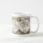 Antique Old World Map by Hendrik Hondius, 1630 Coffee Mug