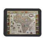 Antique Old World Map of Africa by Blaeu, c.1635 Magnet