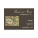 Antique Old World Map of the Americas by Hondius Business Card