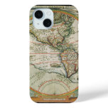 Antique Old World Map the Americas, Theodor de Bry iPhone 15 Case
