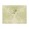 Antique Olive Floral Guest Table Cards