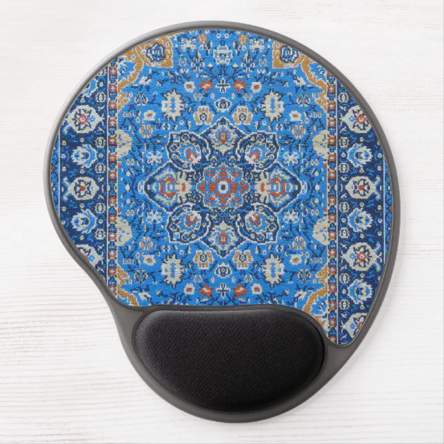Antique Oriental Blue Turkish Persian Carpet Rug Gel Mouse Pad Zazzle