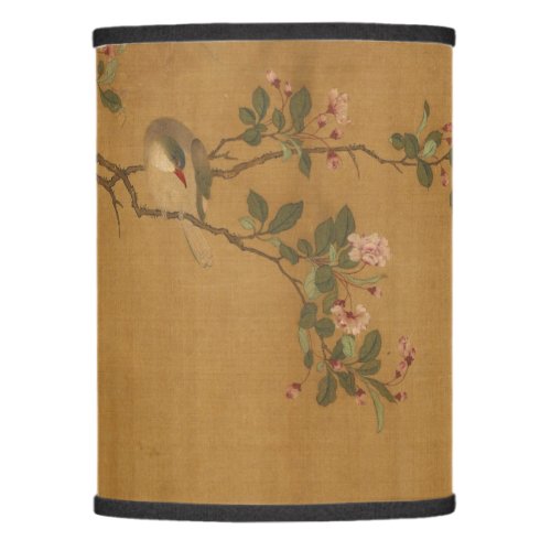 Antique Oriental Chinese Bird And Flowers repro Lamp Shade