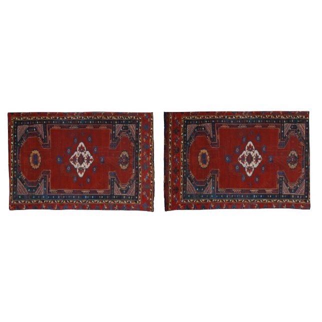 Antique Oriental Persian Turkish Carpet Pillow Case (Front-Set)