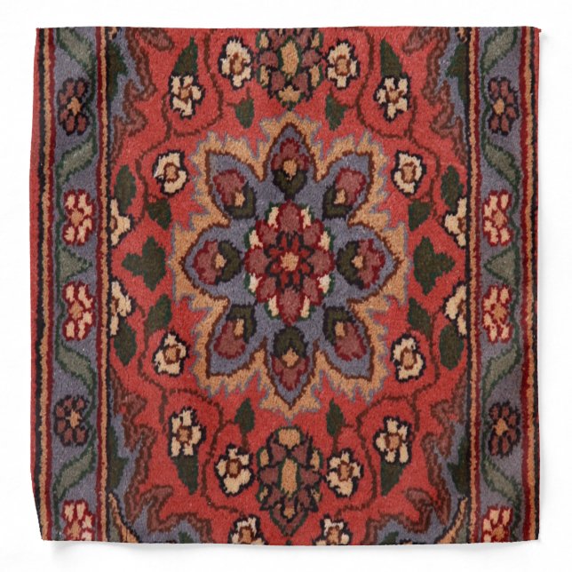 Antique Oriental Persian Turkish Rug Carpet Bandana (Front)