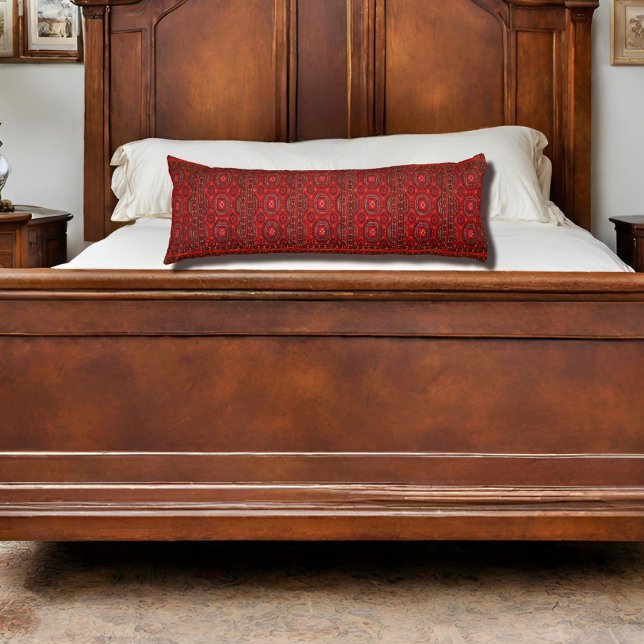 Antique Oriental rug design  Body Pillow (Creator Uploaded)