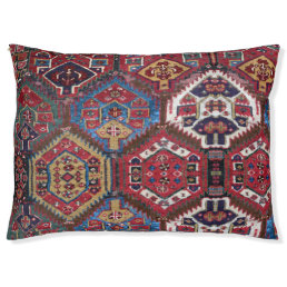 Antique oriental rug design dog bed