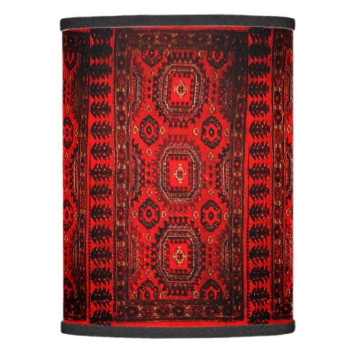 Antique Oriental rug design in red _ethnic    Lamp Shade