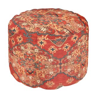 Antique Oriental Rusty Red Turkish Kilim Rug 