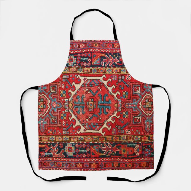 Antique Oriental Turkish Persian Carpet Apron (Front)