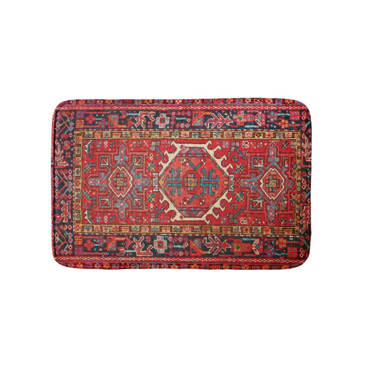 Antique Oriental Turkish Persian Carpet Bath Mat Zazzle