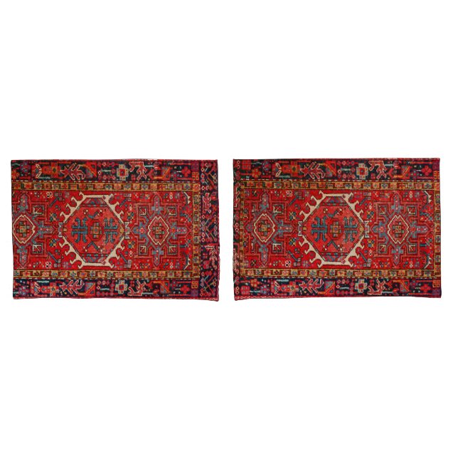 Antique Oriental Turkish Persian Carpet Pillow Case (Front-Set)
