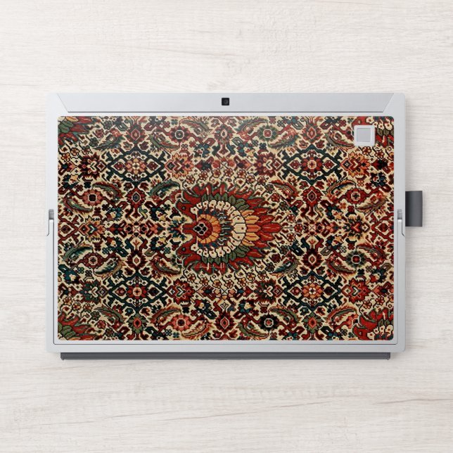 Antique Oriental Turkish Persian Carpet Rug HP Laptop Skin (Front)