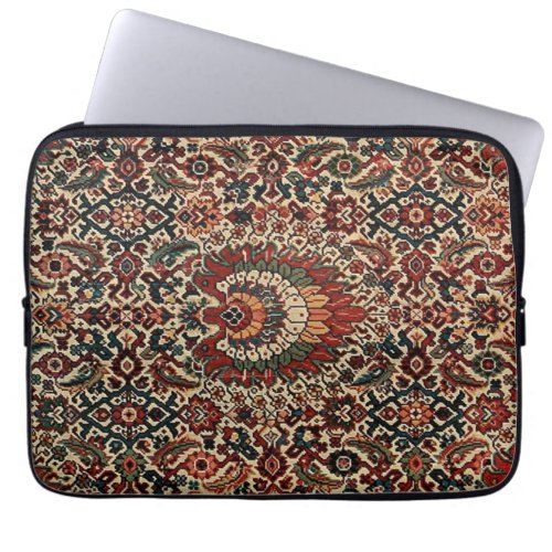 Antique Oriental Turkish Persian Carpet Rug Laptop Sleeve