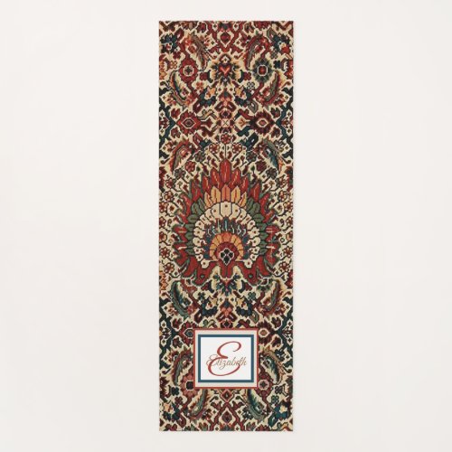 Antique Oriental Turkish Persian Carpet Rug Yoga Mat