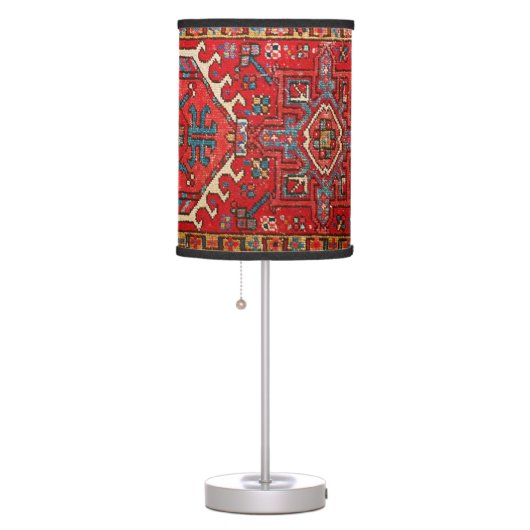 Antique Oriental Turkish Persian Carpet Table Lamp (Right)