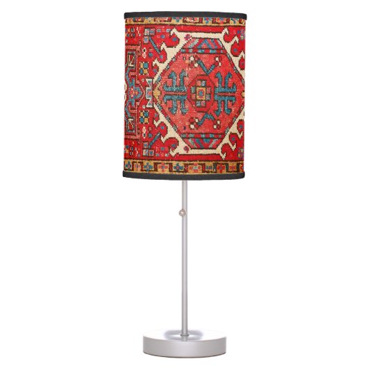 Antique Oriental Turkish Persian Carpet  Table Lamp (Front)