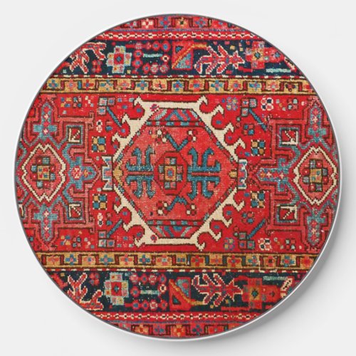 Antique Oriental Turkish Persian Carpet  Wireless Charger