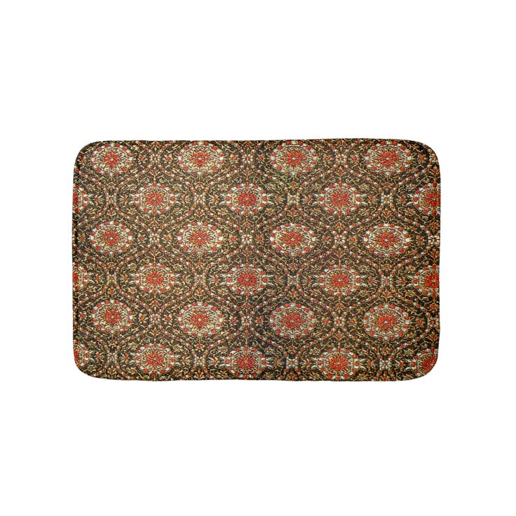 Antique Oriental Turkish Persian Pattern Bath Mat Zazzle