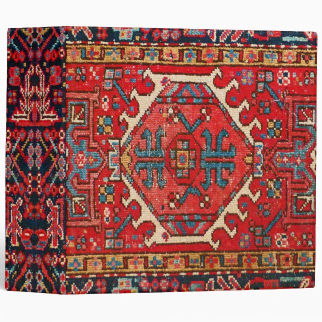 Antique Oriental Turkish/Persian Rug Photo Print Binder (Front/Spine)
