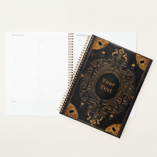 Antique Ornamental (customizable)  Planner (Display)