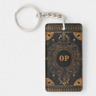 Antique Ornamental Keychain with your Monogram