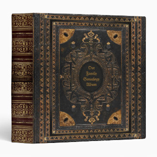 Antique Ornamental (Title customizable) 3 Ring Binder