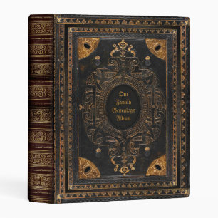 Antique Ornamental (Title customizable) Mini Binder