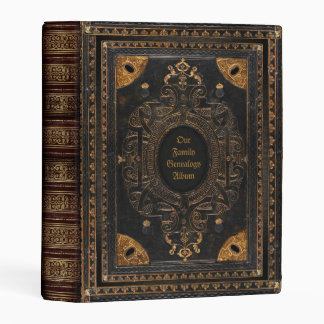 Antique Ornamental (Title customizable) Mini Binder