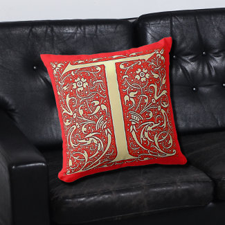 Antique ornate monogram T