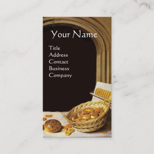 ANTIQUE OVEN  BAKER BAKERY BREAD SHOP BUSINESS CARD