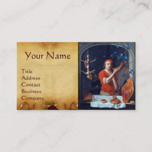 ANTIQUE OVEN BAKER ,BAKERY BREAD SHOP BUSINESS CARD
