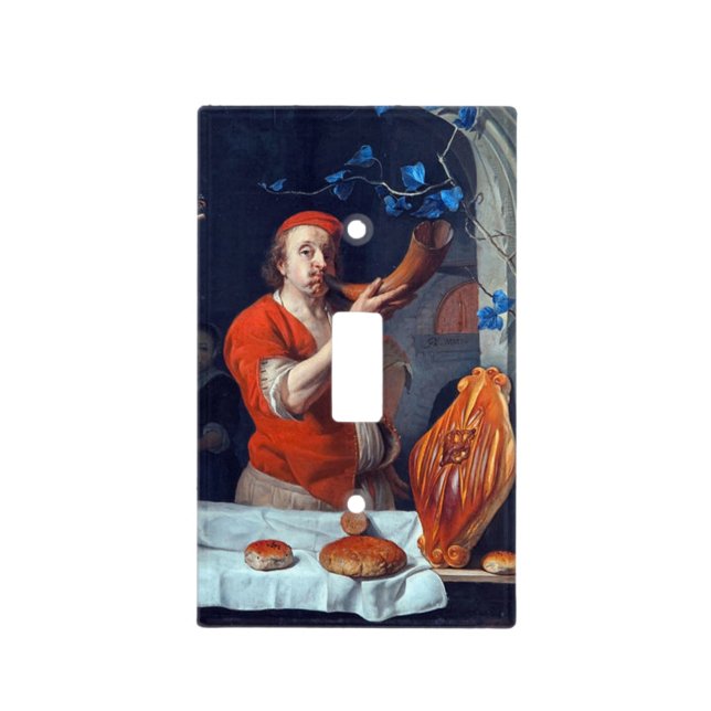 ANTIQUE OVEN  BAKER ,BAKERY BREAD SHOP LIGHT SWITCH COVER (Front)