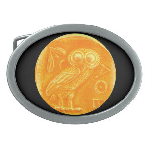 ANTIQUE OWL BELT BUCKLE