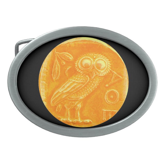 ANTIQUE OWL BELT BUCKLE (Front)