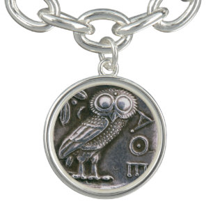 ANTIQUE OWL CHARM BRACELET