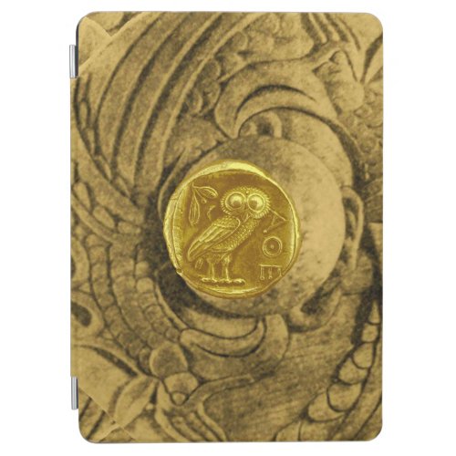 ANTIQUE OWL Gold Greek Coin iPad Air Cover