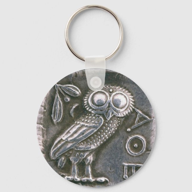 ANTIQUE OWL KEYCHAIN (Front)