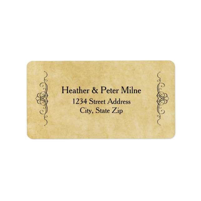 Antique Paper - Address Labels (Front)