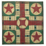 Antique Parcheesi Game Board by Ethan Harper Cloth Napkin