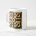 Antique Parcheesi Game Board by Ethan Harper Large Coffee Mug