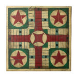 Antique Parcheesi Game Board by Ethan Harper Tile