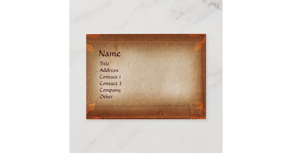 ANTIQUE PARCHMENT / LEGAL OFFICE, ATTORNEY BUSINESS CARD Zazzle