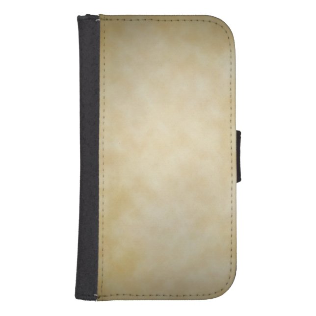Antique Parchment Vignette Texture Background Samsung Galaxy Wallet Case (Front)